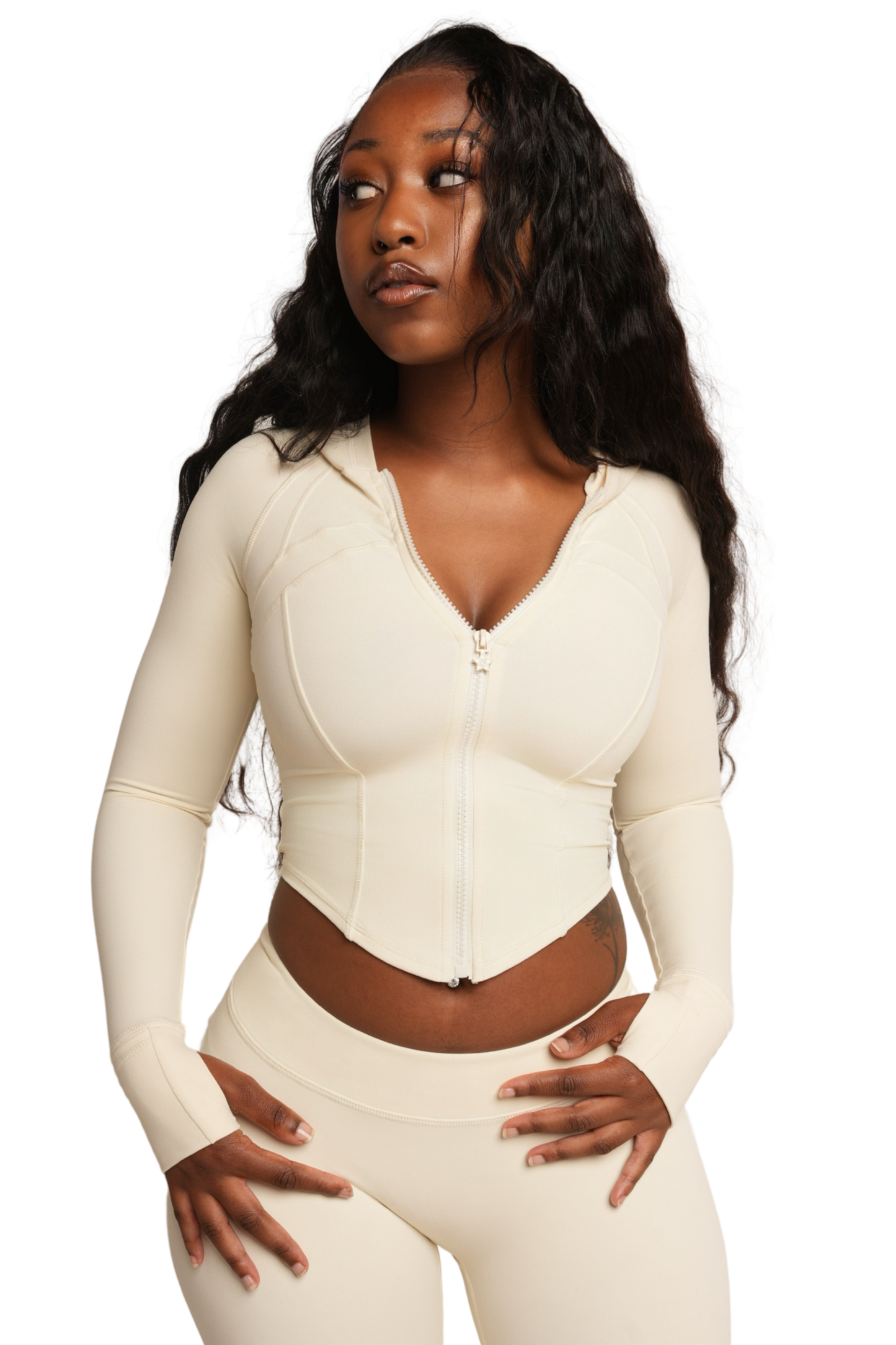 elastic-girl™ morph hooded jacket (tofu)