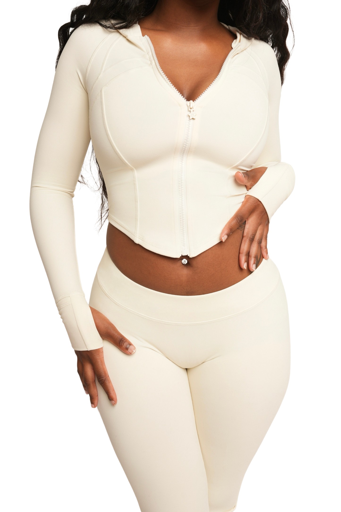 elastic-girl™ morph hooded jacket (tofu)