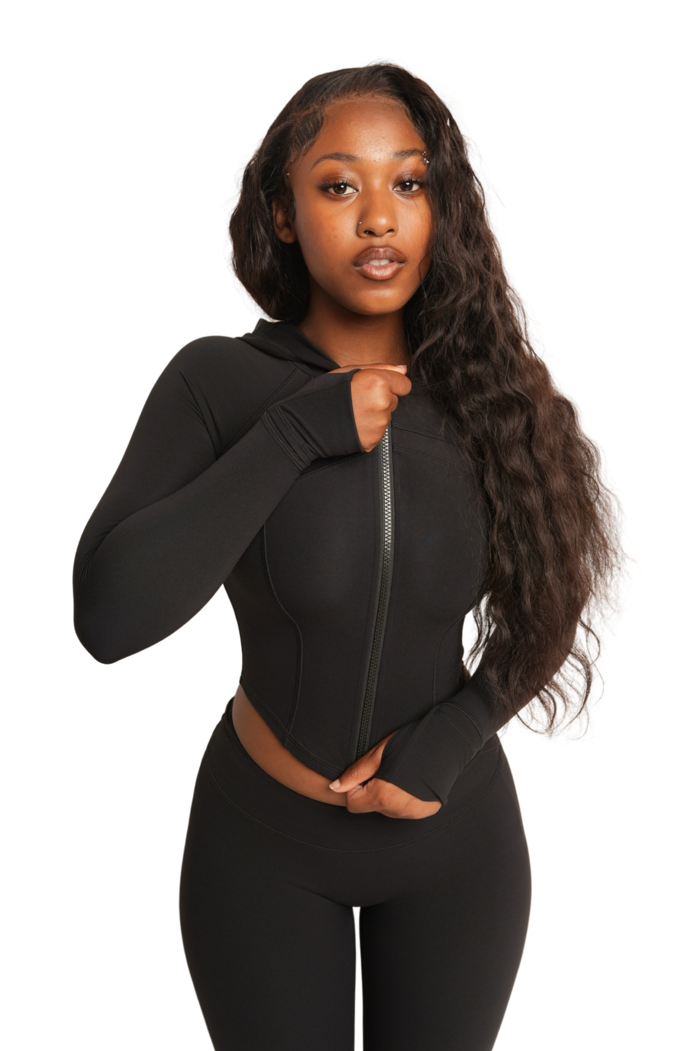 elastic-girl™ morph hooded jacket (panther)
